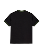 Ringer Tee - Black/Uniform Green 2