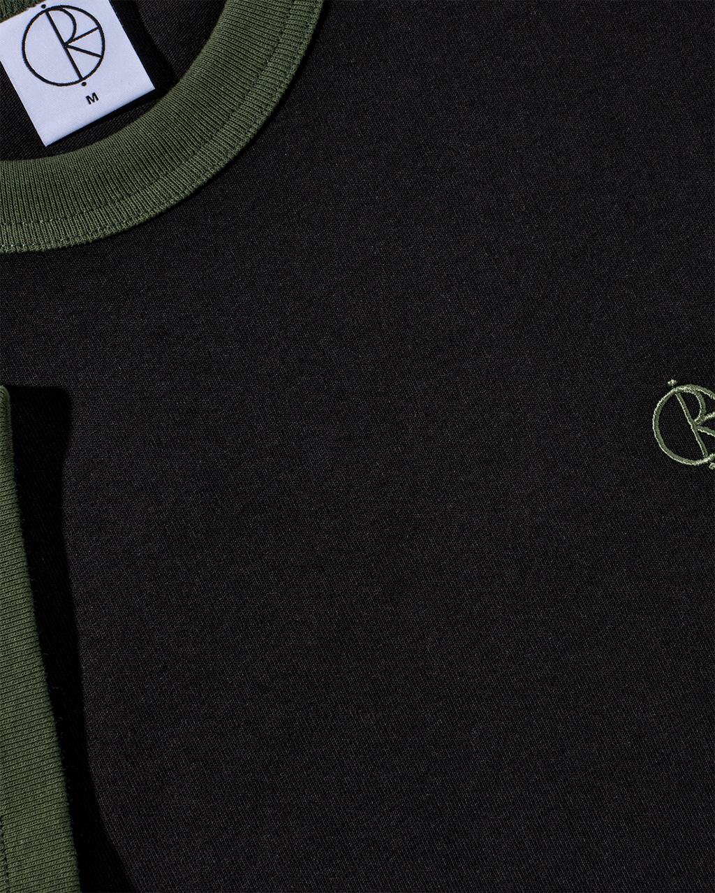 Ringer Tee - Black/Uniform Green 3