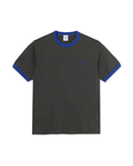 Ringer Tee - Dirty Black/Egyptian Blue - Polar Skate Co