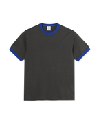 Ringer Tee - Dirty Black/Egyptian Blue - Polar Skate Co