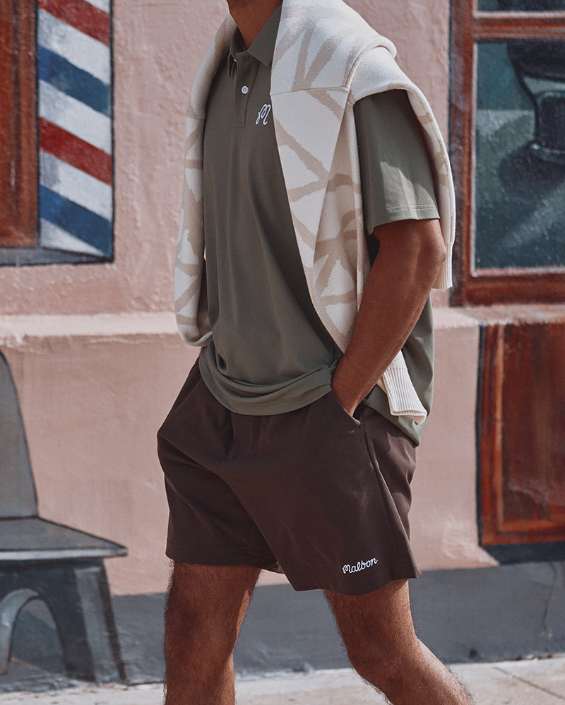 Ripley Coolcore Short - Brown - Malbon