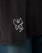Rise - Hemp Oversized Tee - Stone Black - Afends