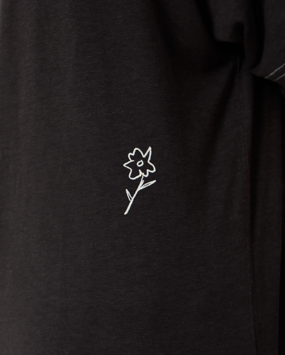 Rise - Hemp Oversized Tee - Stone Black - Afends