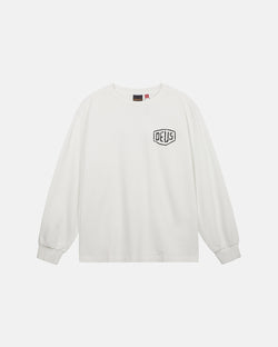 Roar Ls Tee - White - Deus Ex Machina
