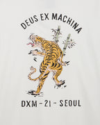 Roar Ls Tee - White - Deus Ex Machina