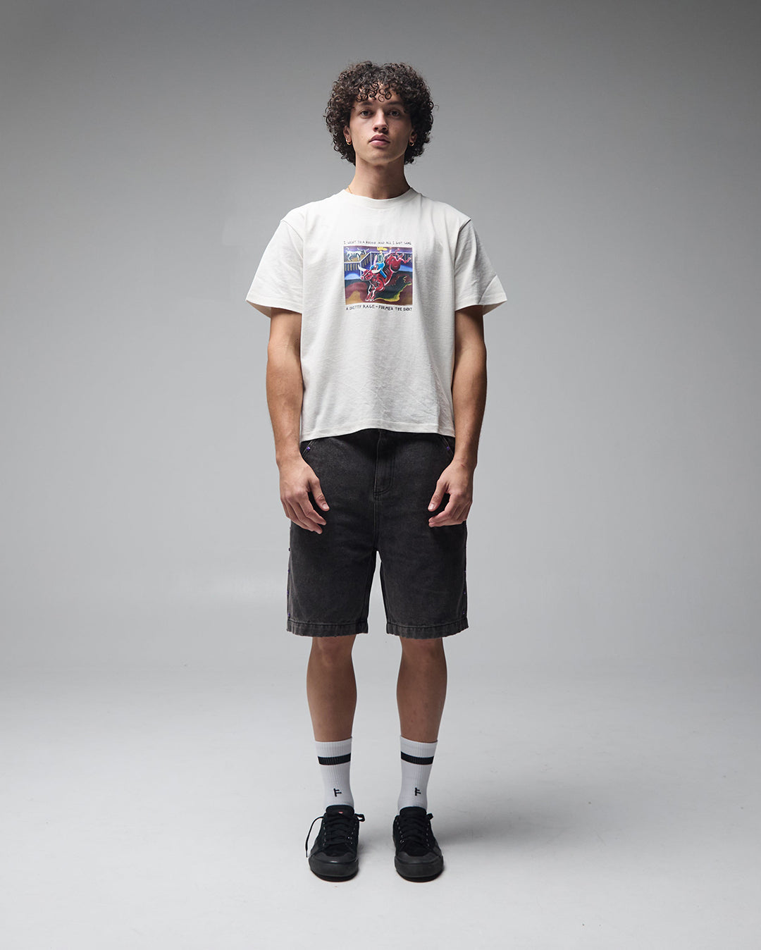 Rodeo Shrunken T-Shirt - Bone - Former