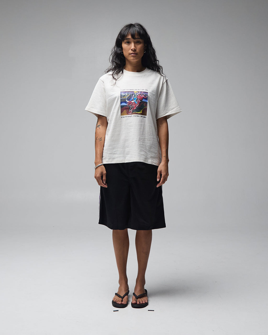 Rodeo Shrunken T-Shirt - Bone - Former