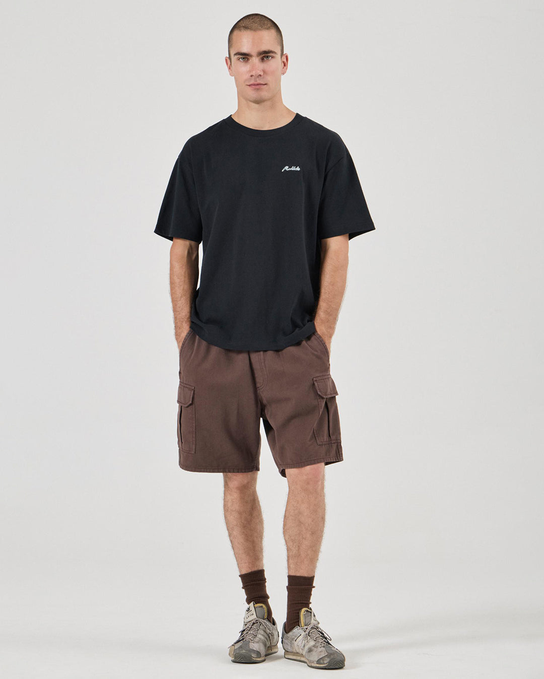 Ezy Rollas Angel T-Shirt - Washed Black