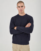 Fishermans Tweed Crew - Dark Navy - Rollas