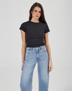 Gigi Barrel Denim Jeans - Surrender - Rollas