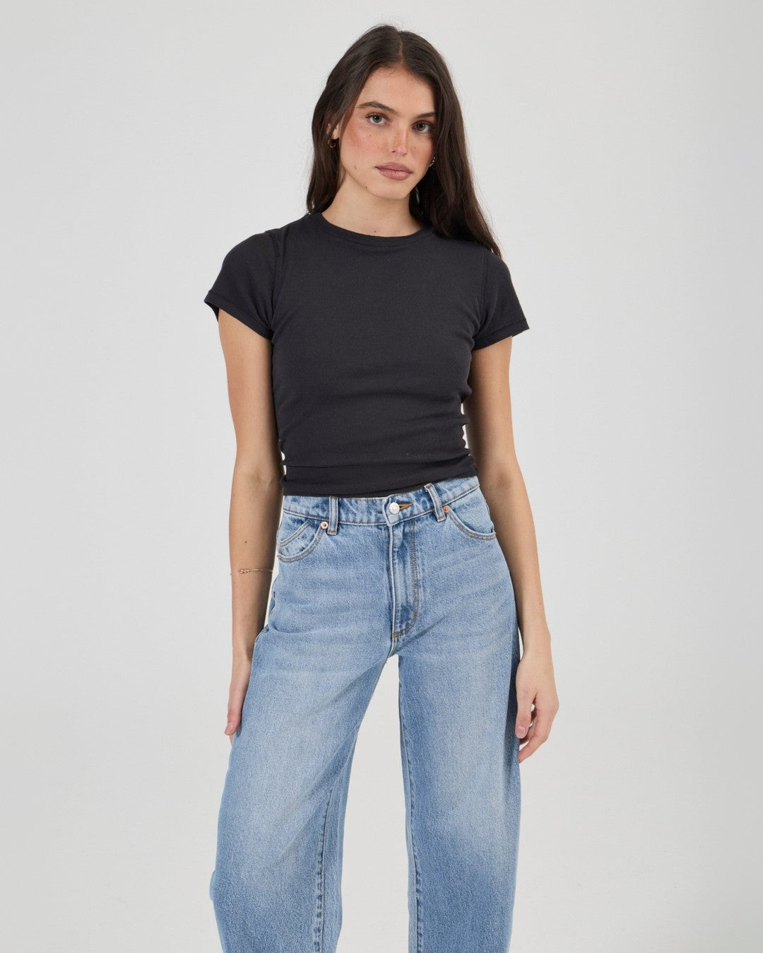 Gigi Barrel Denim Jeans - Surrender - Rollas
