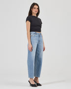 Gigi Barrel Denim Jeans - Surrender - Rollas
