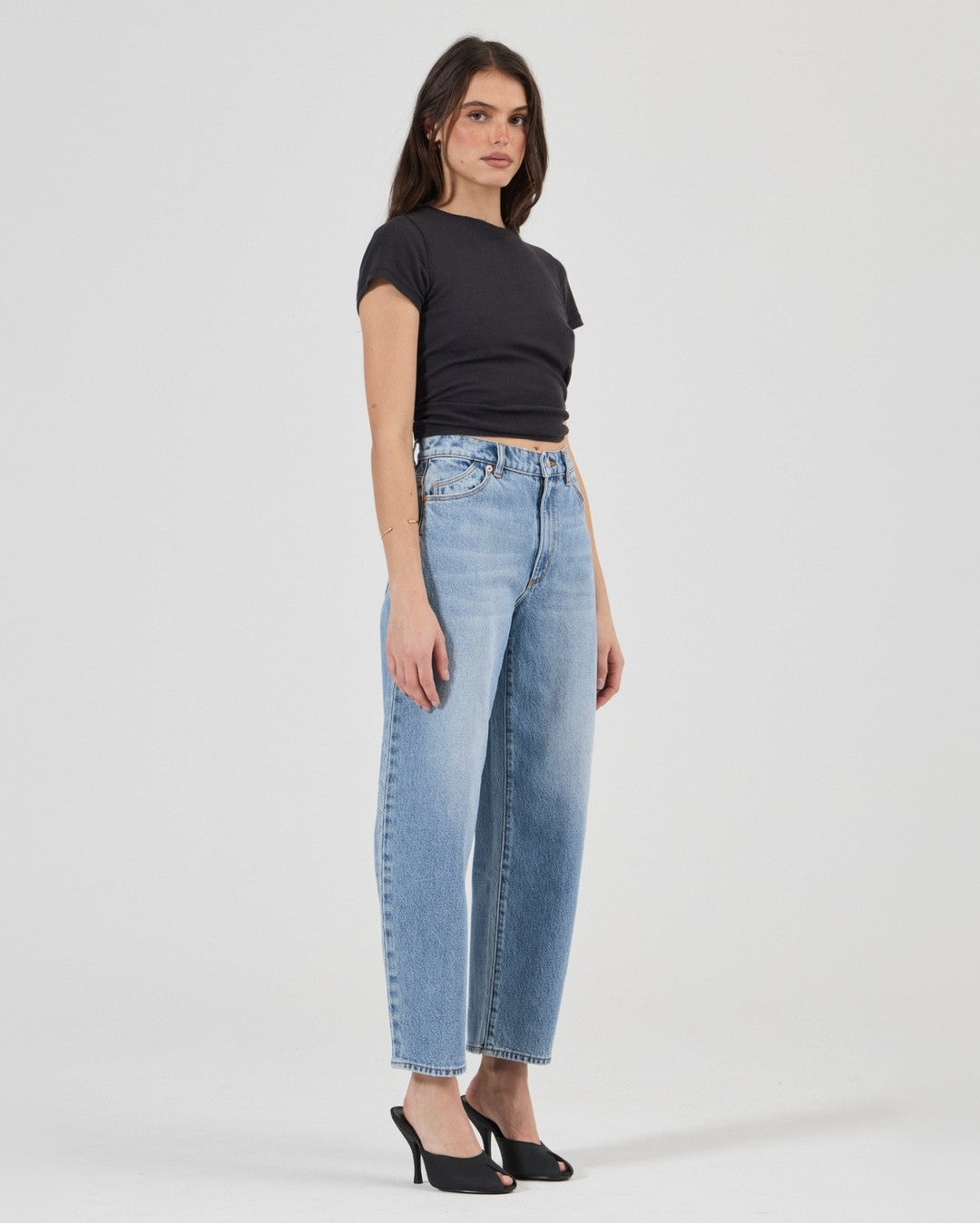 Gigi Barrel Denim Jeans - Surrender - Rollas