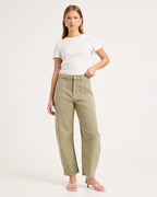Gigi Barrel Trade Pants - Summer Olive - Rollas
