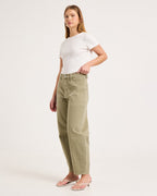Gigi Barrel Trade Pants - Summer Olive - Rollas