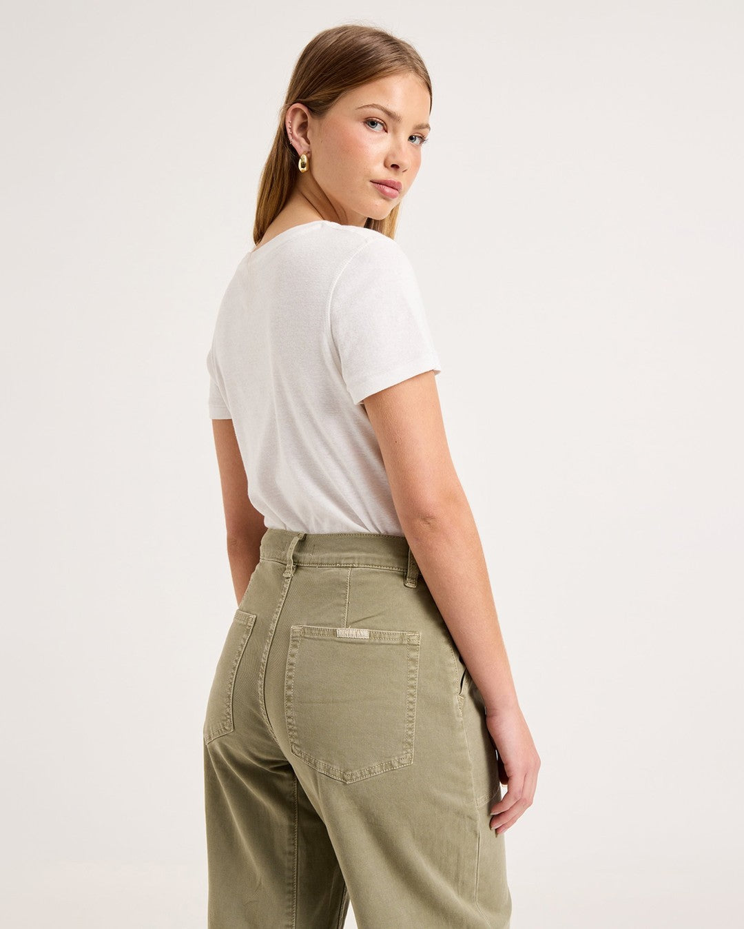 Gigi Barrel Trade Pants - Summer Olive - Rollas