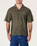 Kingpin Bowler Short Sleeve Shirt - Pine - Rollas