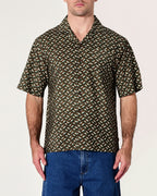 Kingpin Bowler Short Sleeve Shirt - Pine - Rollas