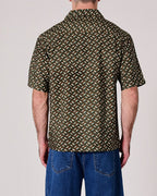 Kingpin Bowler Short Sleeve Shirt - Pine - Rollas