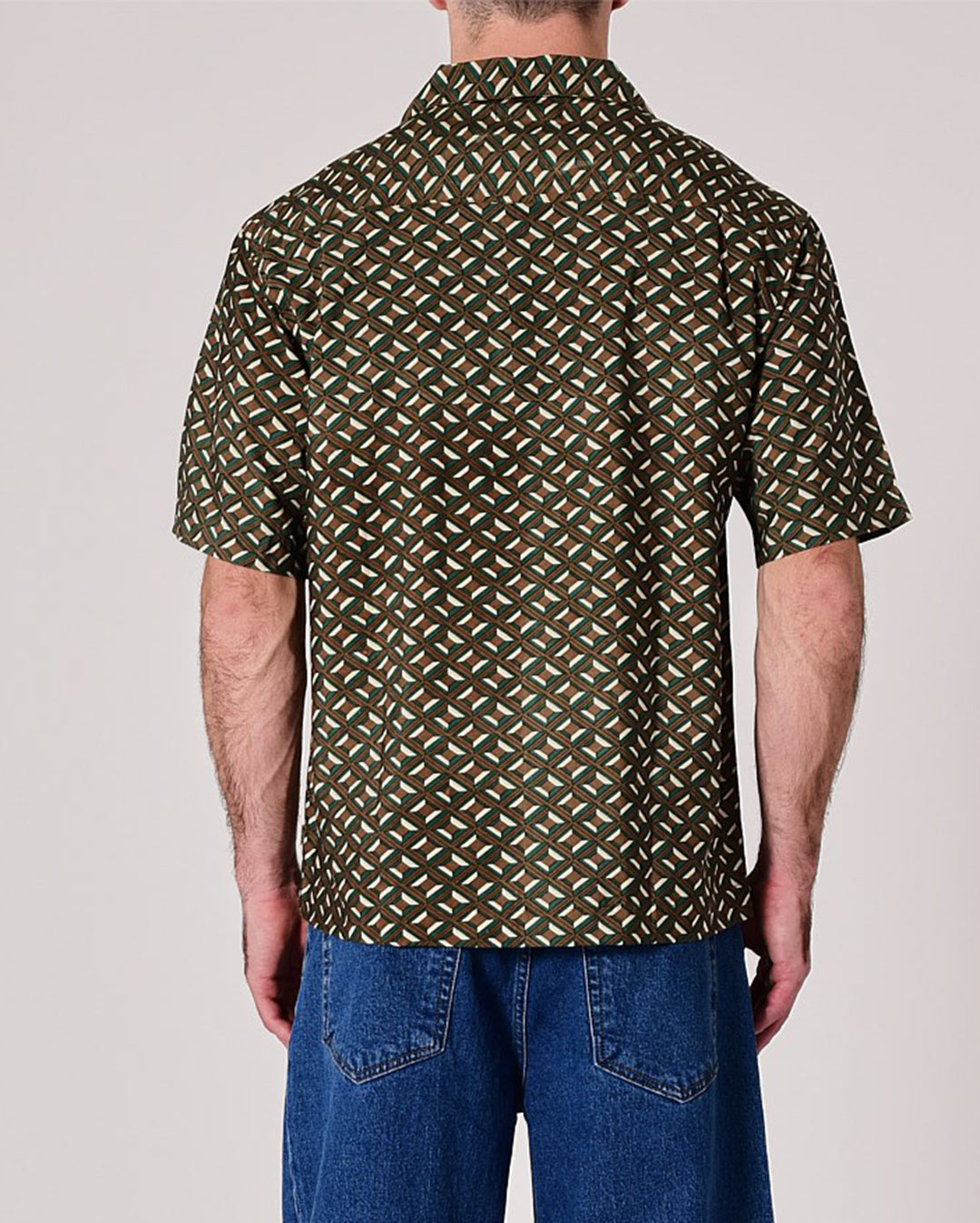 Kingpin Bowler Short Sleeve Shirt - Pine - Rollas