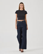 Sailor Long Relaxed Denim Jeans - Dark Rinse