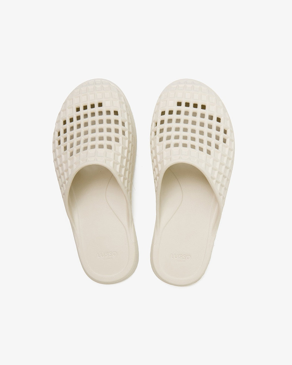 Rosa Slide - Bone White - Lusso Cloud