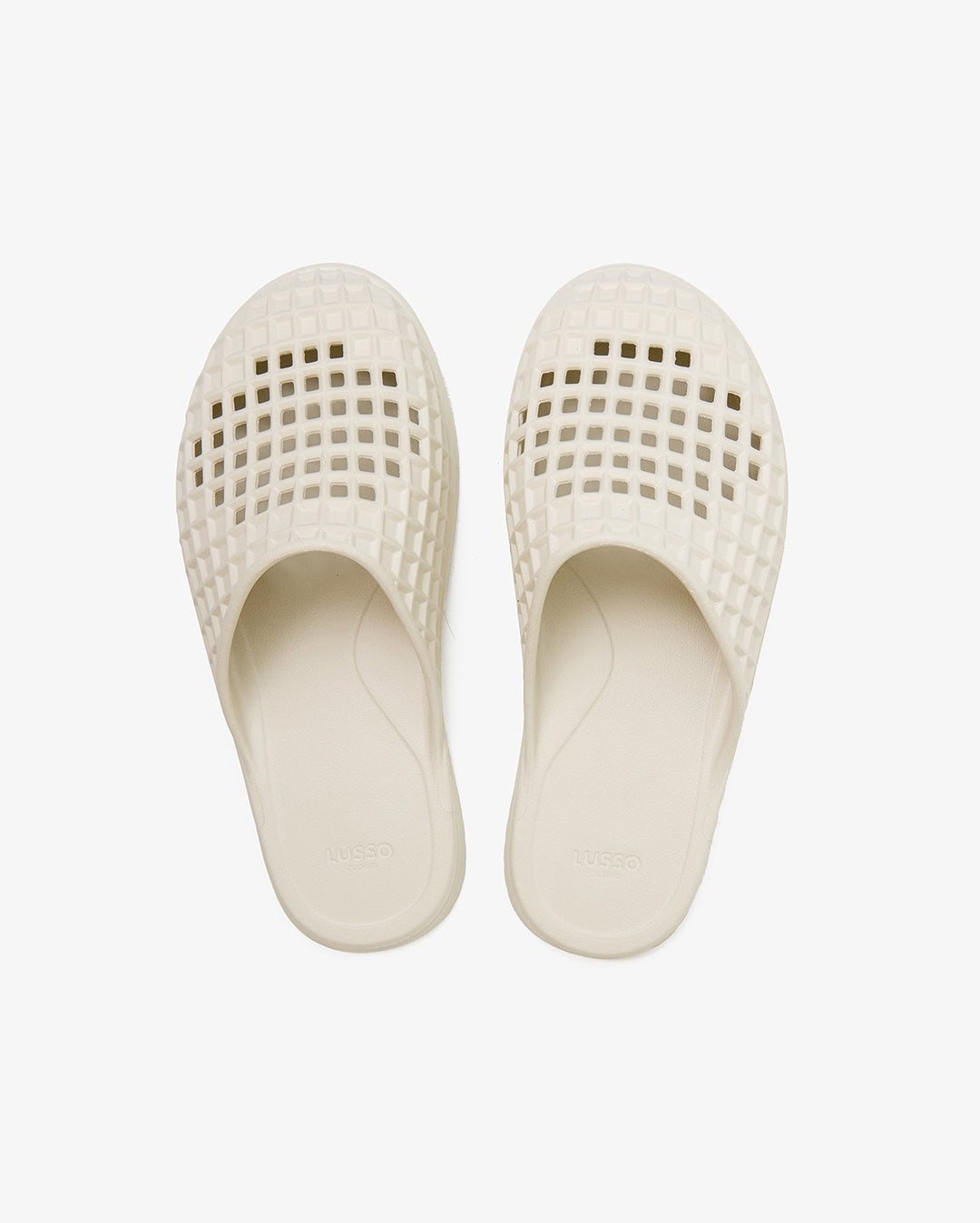 Rosa Slide - Bone White - Lusso Cloud