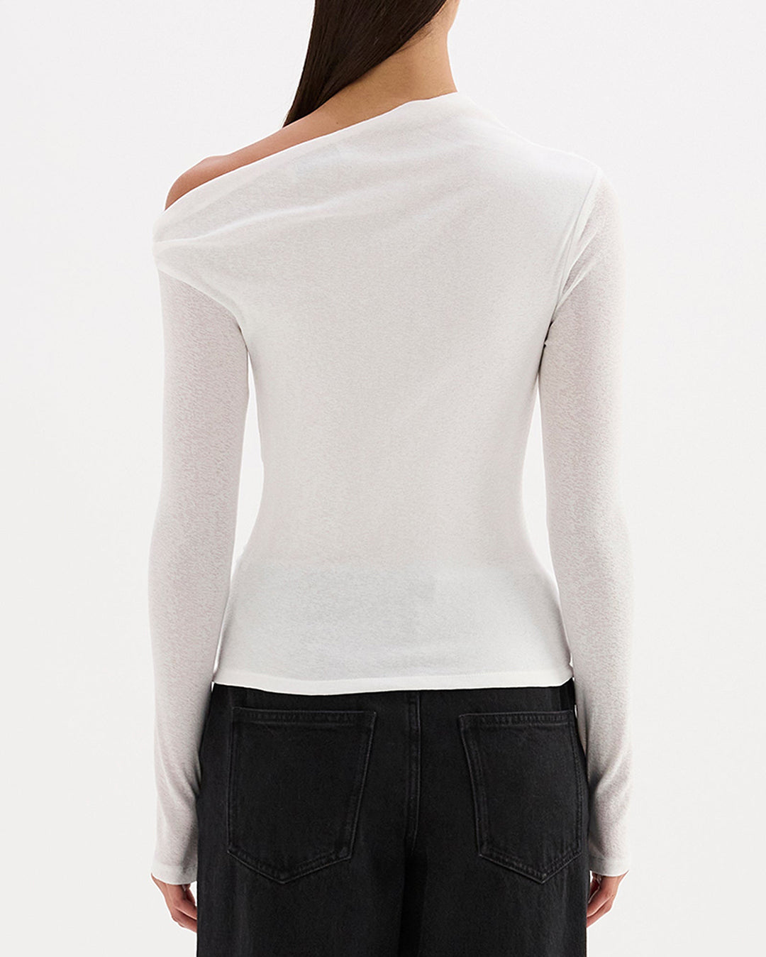 Rue Mesh LS Top - Salt - Nude Lucy