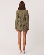 Ryan Blazer Dress - Moss