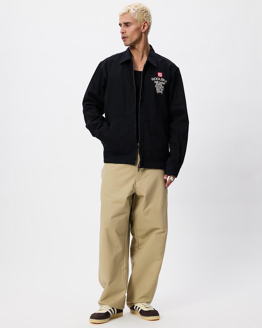Classic Cut Chino - Khaki - S-Double