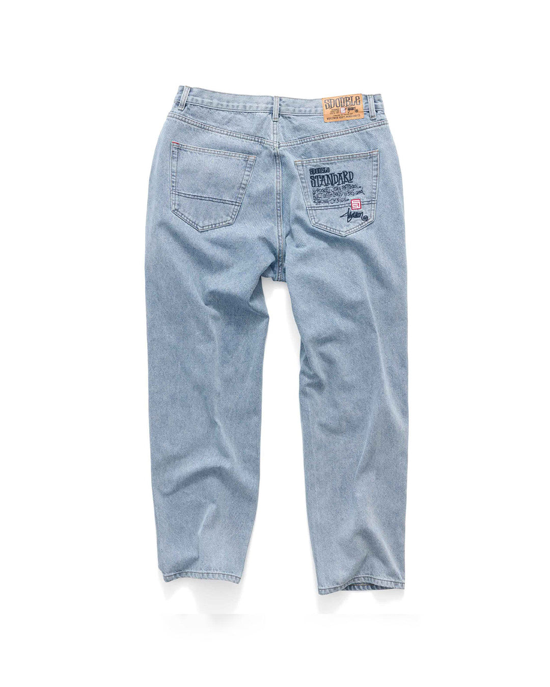 Embroidered 5 Pocket Standard Jeans - Super Light - S-Double