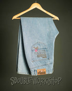 Embroidered 5 Pocket Standard Jeans - Super Light - S-Double