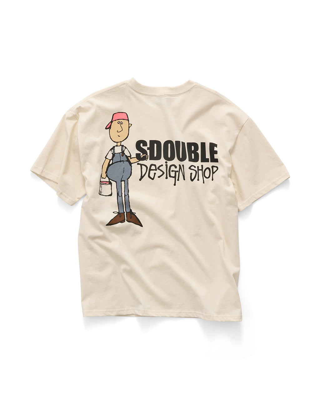 Painter Short Sleeve T-Shirt - Unbleached - S-Double