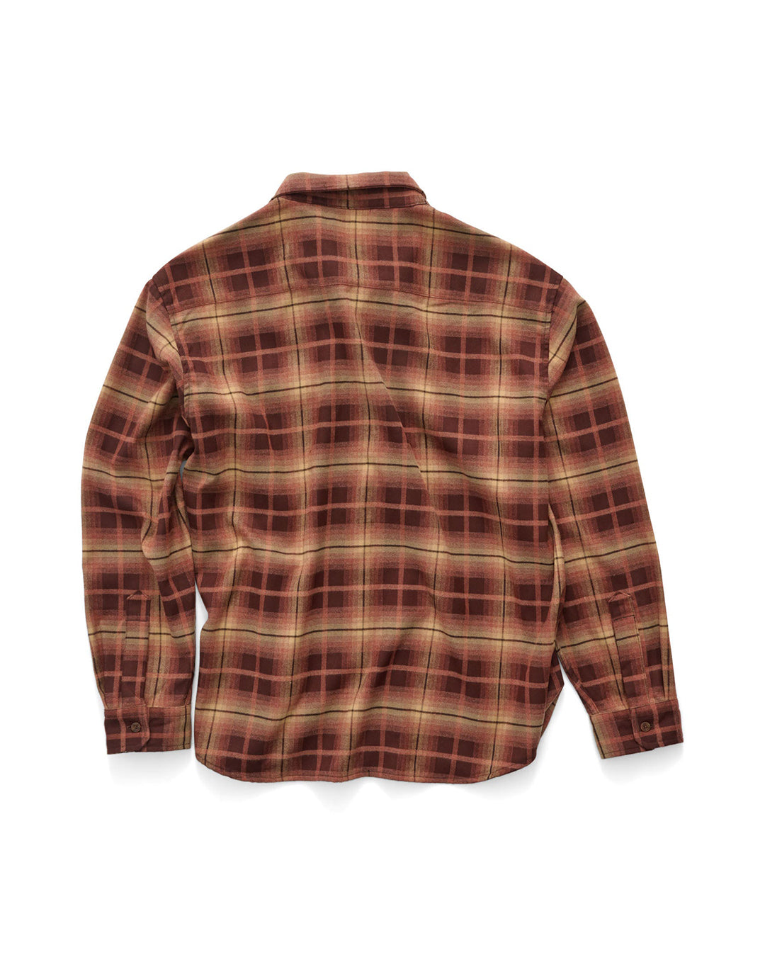 Pass Flannel Overshirt - Rust