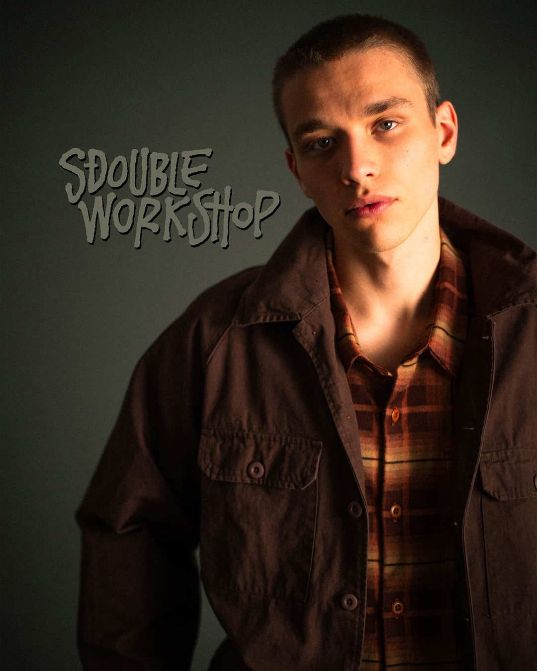 Pass Flannel Overshirt - Rust