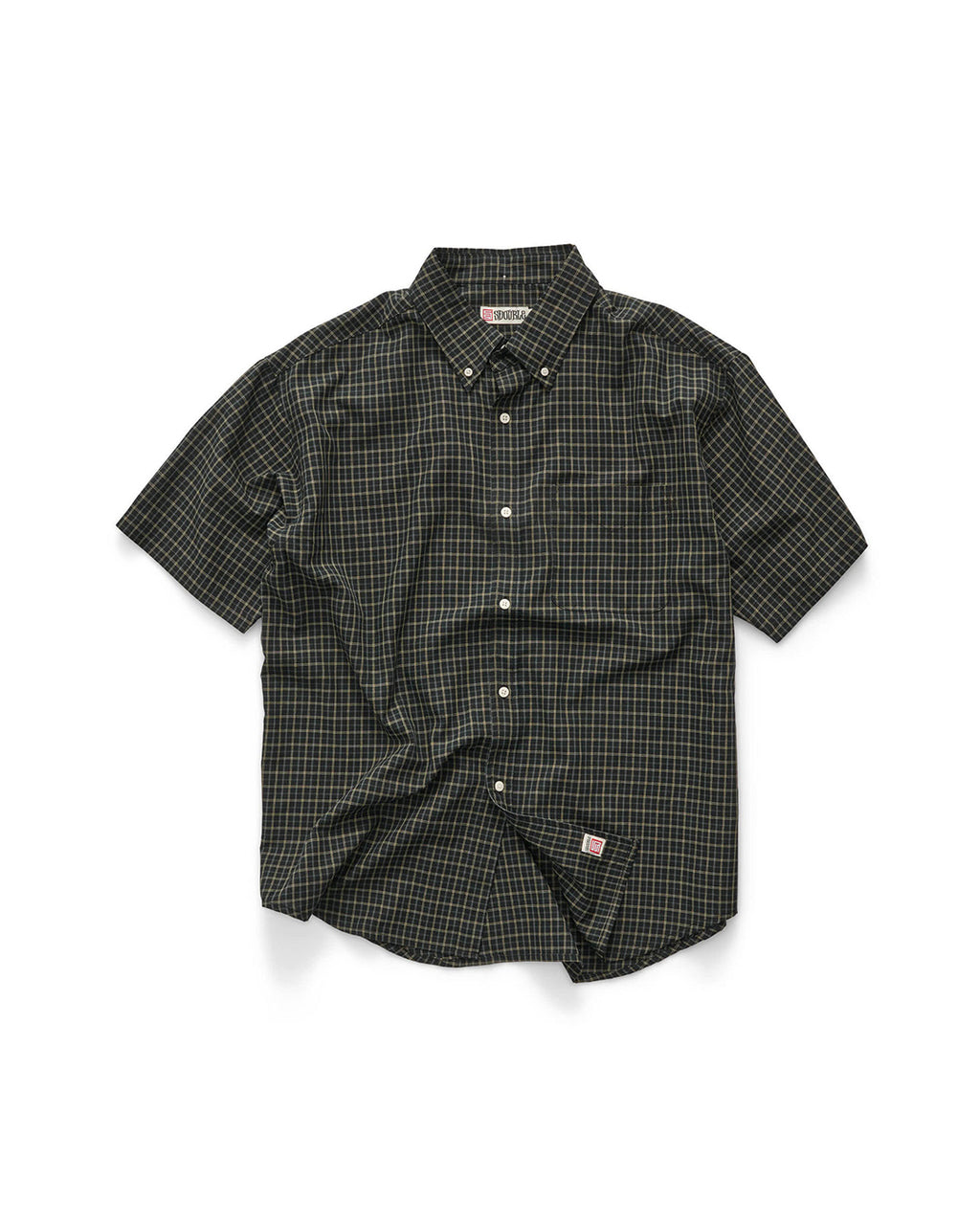 Riven Plaid Classic Shirt - Black - S-Double