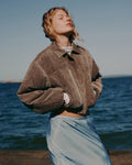 Sabina Bomber - Driftwood - Nude Lucy