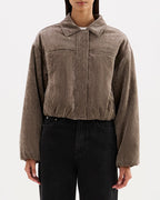 Sabina Bomber - Driftwood - Nude Lucy