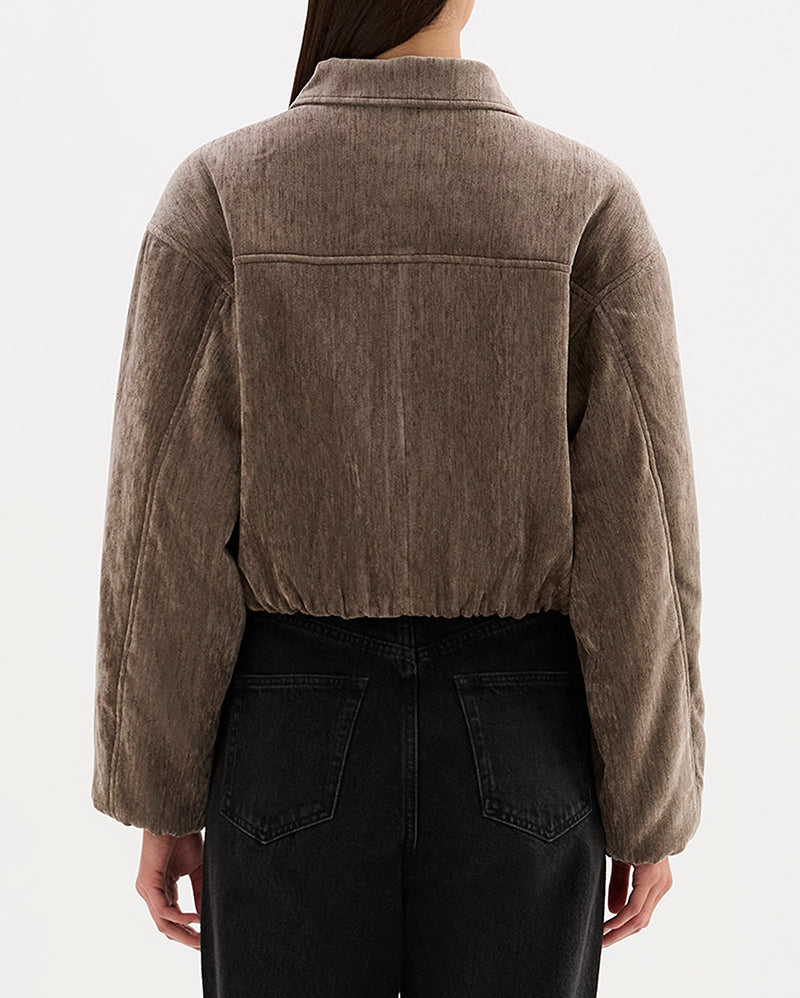 Sabina Bomber - Driftwood - Nude Lucy