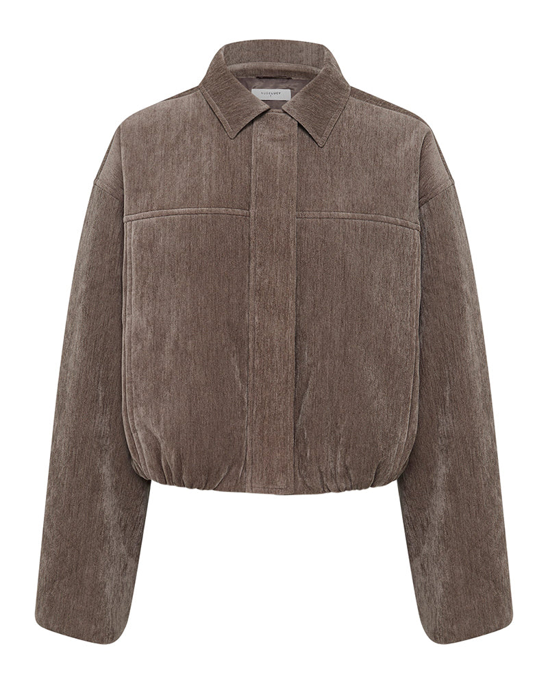 Sabina Bomber - Driftwood - Nude Lucy