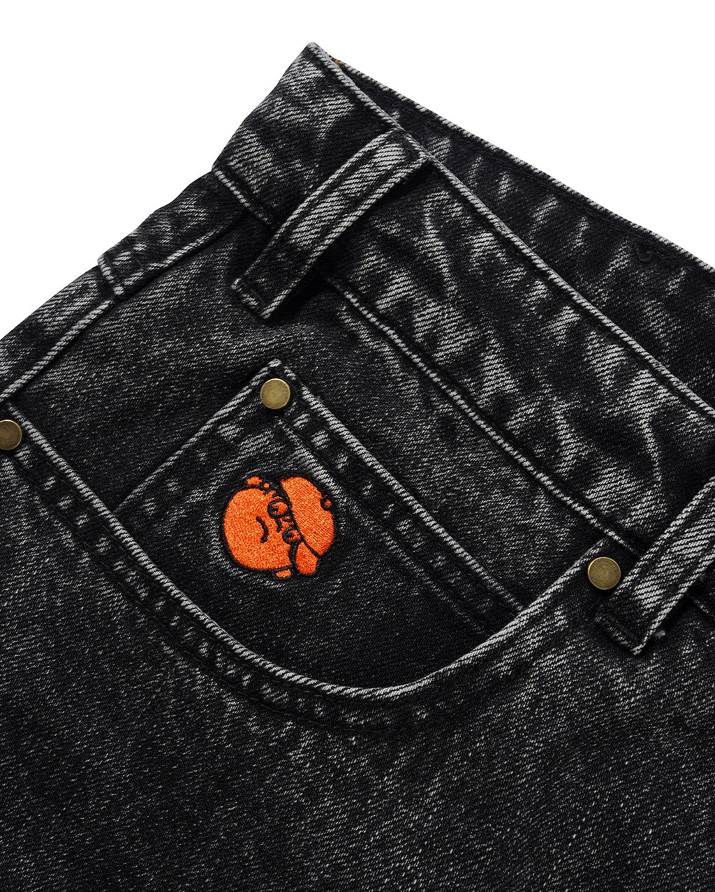 Santosuosso Denim Jeans - Stonewash Black - Butter Goods