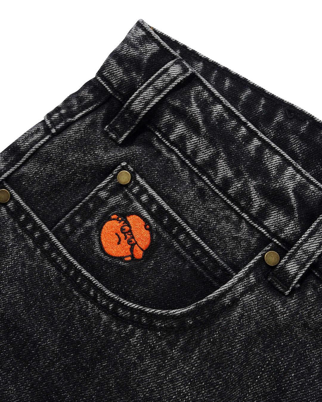 Santosuosso Denim Jeans - Stonewash Black - Butter Goods