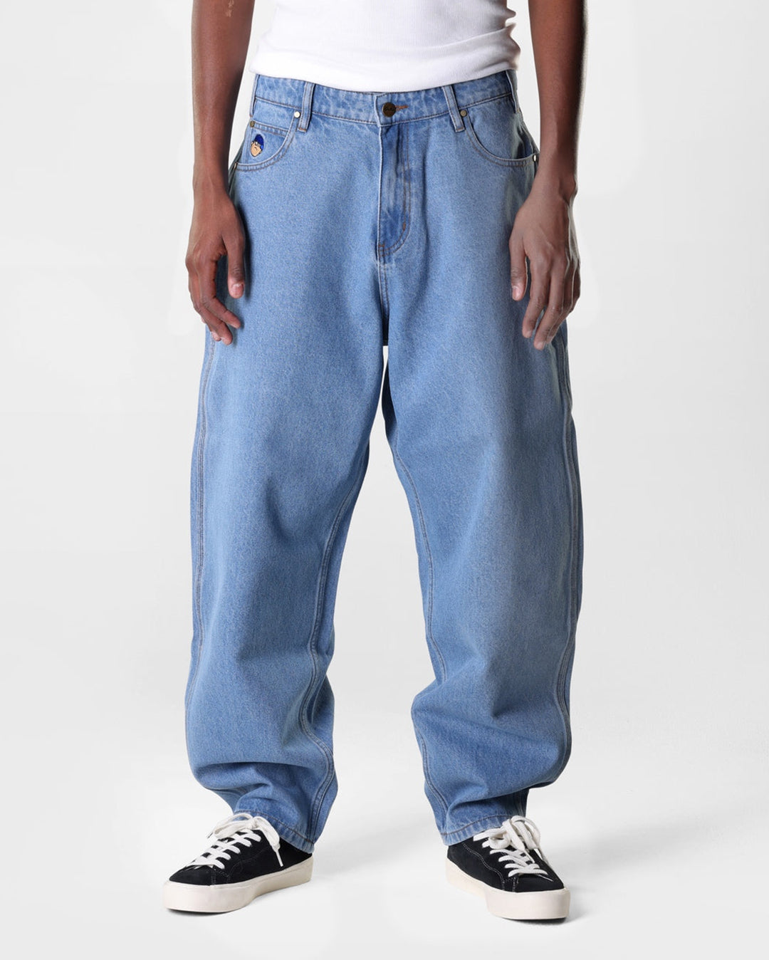 Santosuosso Denim Jeans - Washed Indigo - Butter Goods