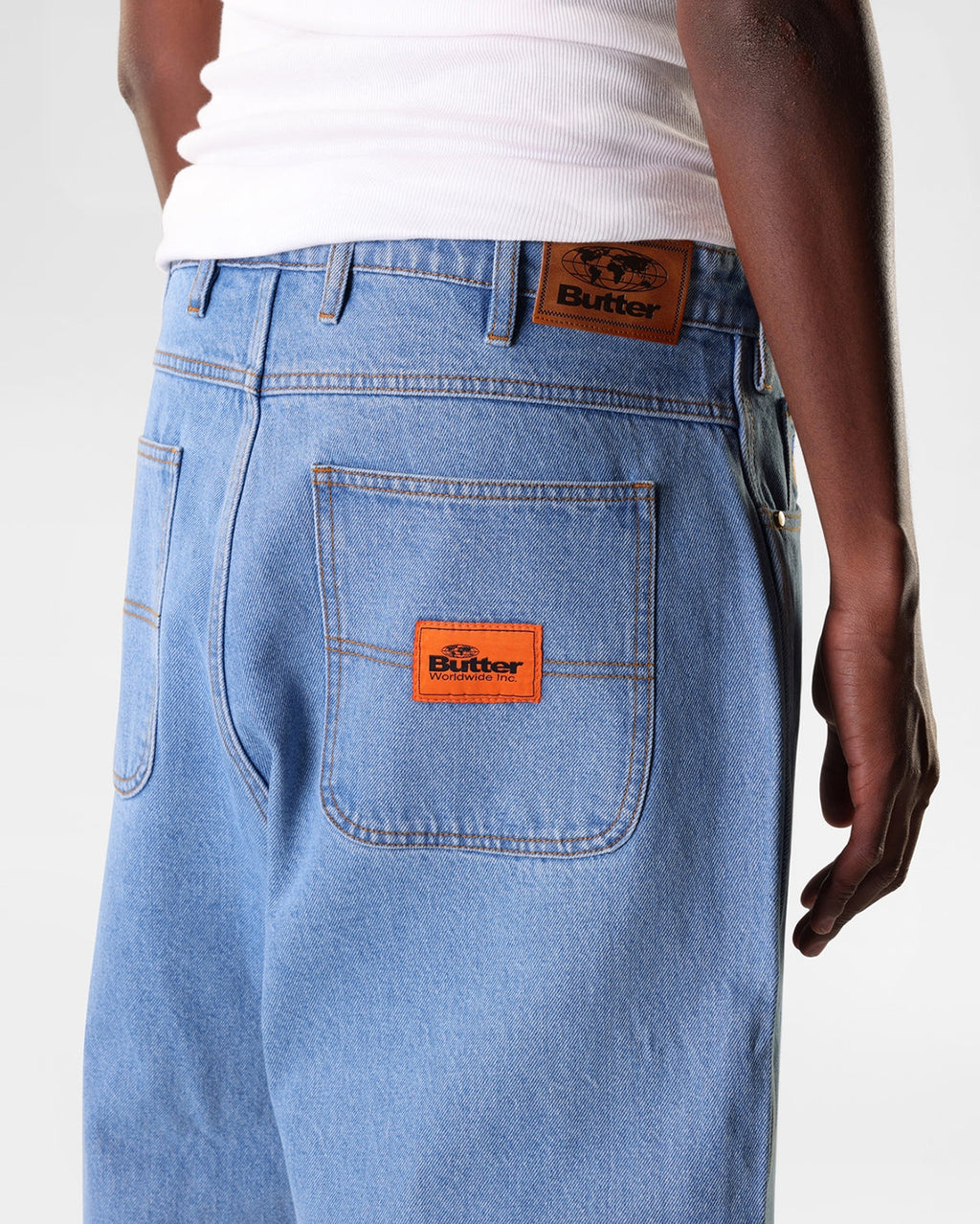 Santosuosso Denim Jeans - Washed Indigo - Butter Goods