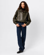 Saxon Oversized Bomber - Olive - Mossman