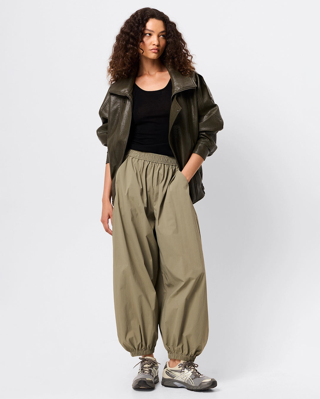 Saxon Oversized Bomber - Olive - Mossman