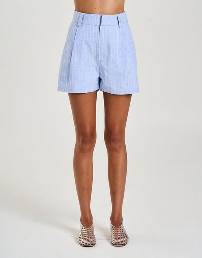 Tailored Shorts - Sea Stripe