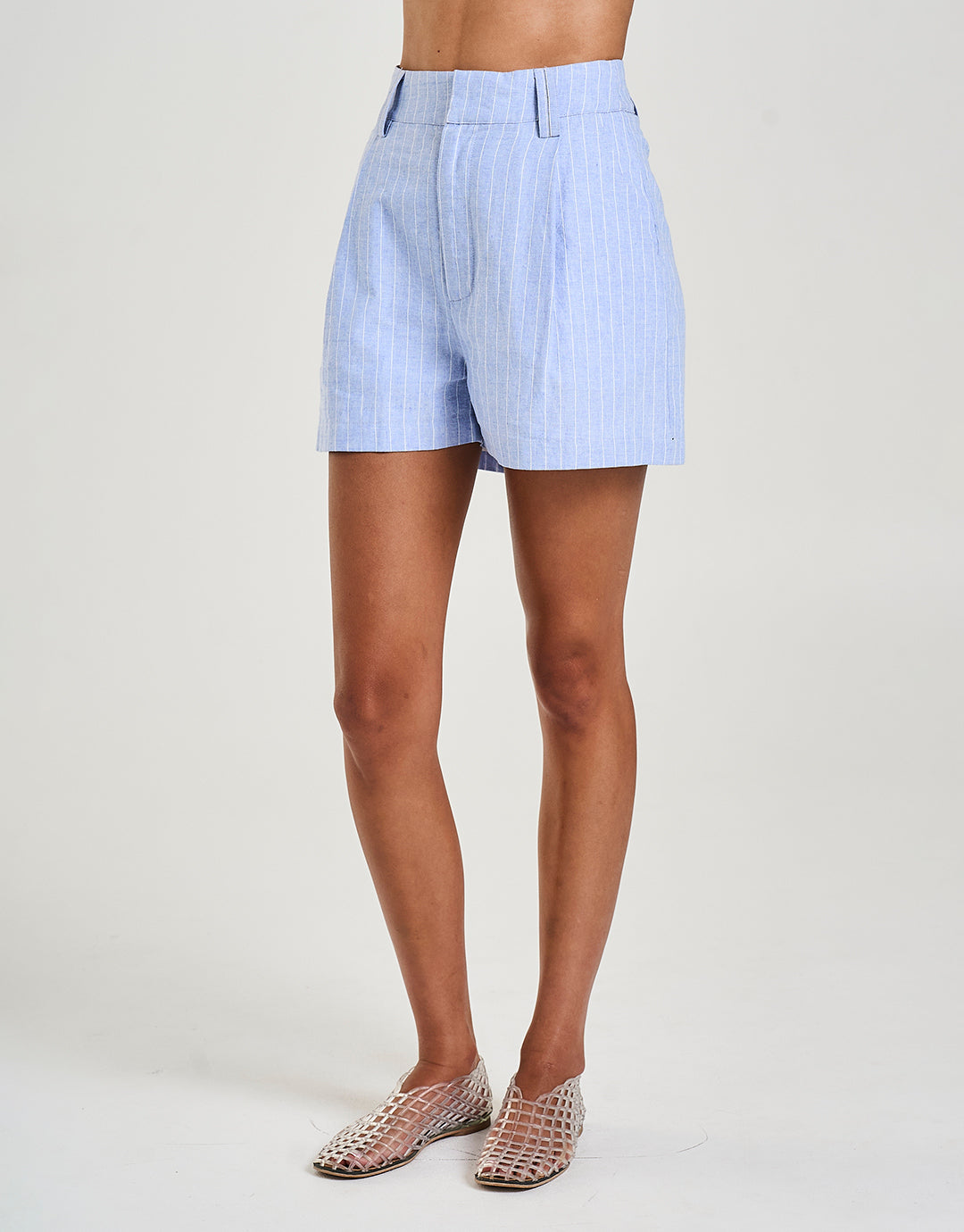 Tailored Shorts - Sea Stripe