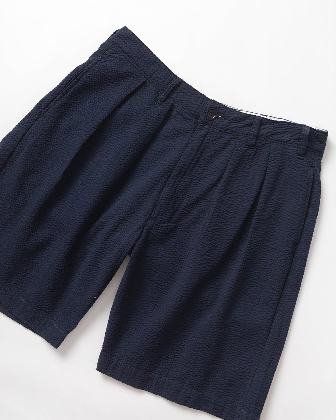 Seersucker Part Timer Shorts - Dark Navy - Service Works