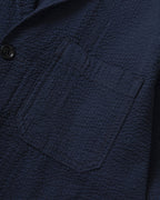 Seersucker Server Suit Jacket - Dark Navy - Service Works